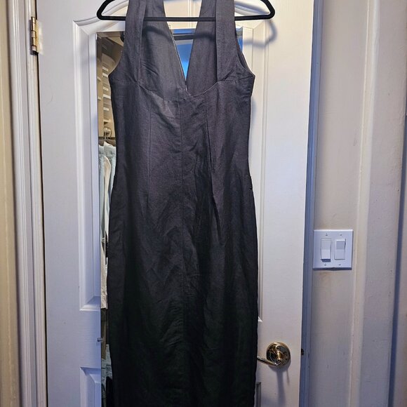 Gently Used Elegant Black Halter Dress - Picture 2 of 2